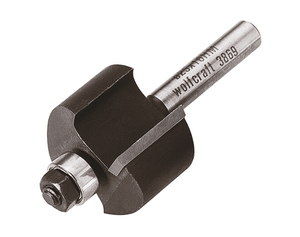 TCT Rabbet Router Bit with Guiding Pin, 6 mm Shank