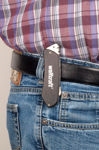 Leisure Knife with Retractable Trapezium Blade
