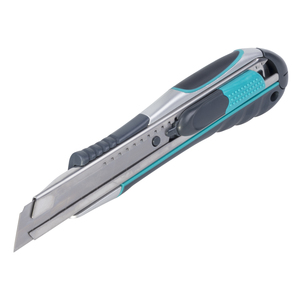 Cúter profesional de doble seguridad con cuchilla separable de 18 mm