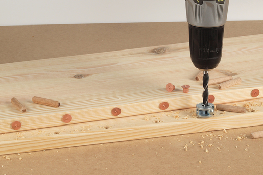 Craftomat Espiga de madera (Ø x L: 10 x 40 mm, 120 ud., Específico para:  Brocas de 10 mm)