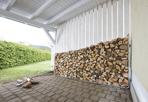 Modular XXL Stacking Aid for Firewood