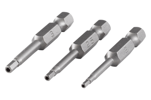 Solid Safety Screwdriver Blade Set, Hexagonal with Hole