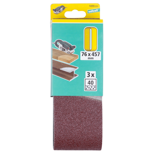 Bandes abrasives toiles 76 x 457 mm