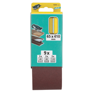 Bandes abrasives toiles 65 x 410 mm