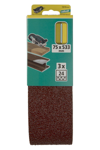 Bandes abrasives toiles 75 x 533 mm