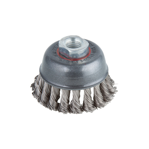 Stainless Steel Wire Cup Brush, twisted