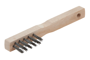 Steel Wire Hand Brush, 3 Rows