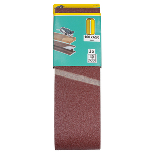 Bandes abrasives toiles, 100 x 690 mm
