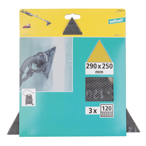 Plasă abrazivă autoadezivă pentru gips-carton 290 x 250 mm