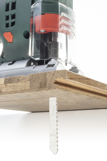 Hojas de sierra de calar BiM, vástago en T, madera y plástico, corte limpio