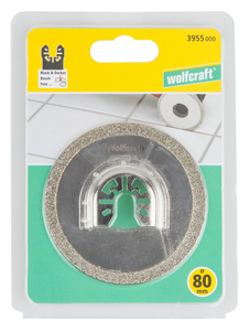 Diamond-Coated Saw Blade “PRO”, universal receptacle, cement joints, mortar residue