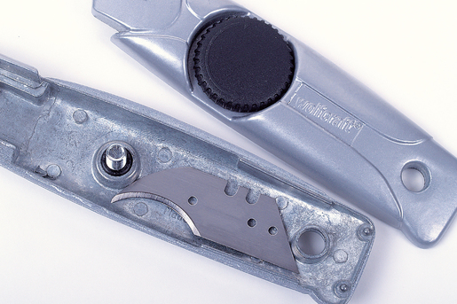 Multi-Purpose Fixed-Blade Knife with Crescent-Shaped Blades