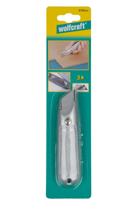 Sabit bıçak ağzı bulunan standart trapez ağızlı bıçak