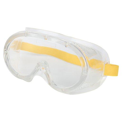 “Kids” Full Protection Goggles with Rubber Band, Clear