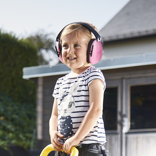 „Kids” fültokos hallásvédő, rózsaszín