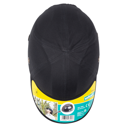 Protector para cabeza adaptable a gorra, negro