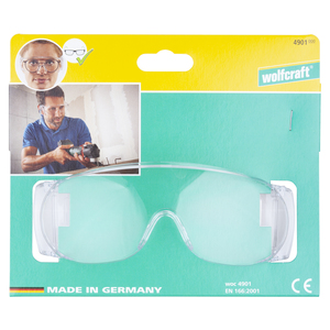 Okulary ochronne „Standard” z zausznikami, bezbarwne