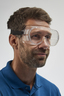 Heltäckande skyddsglasögon ”Standard” med gummiband, transparenta