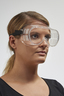 Полнообзорные очки «Standard» с резиновой лентой, бесцветные