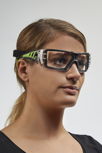 Ochranné okuliare „Sport“ so stranicami a gumeným pásikom, bezfarebné