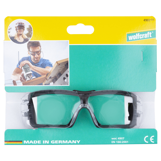 Skyddsglasögon ”Sport” med skalmar och gummiband, transparenta