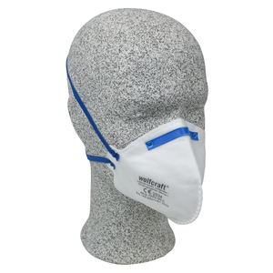 Máscara de proteção contra poeira fina, dobrável, FFP2 NR D
