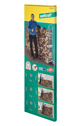 Modular XXL Stacking Aid for Firewood