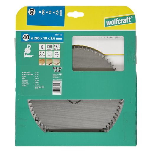 Cross and Mitre Cut Saw Blades, blue series (fine, easy cuts)
