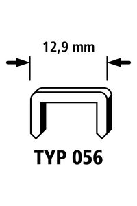 Geniş sırtlı zımba telleri, Tip 056
