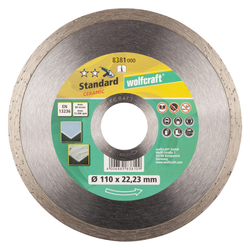Алмазный отрезной диск «Standard Ceramic»