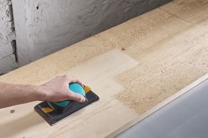 Role samodržného brusného papíru na dřevo/kovy, 4 m x 93 mm