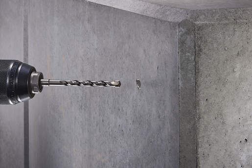 Burghiu pentru beton cu inserții de carbură metalică, SDS-Quick