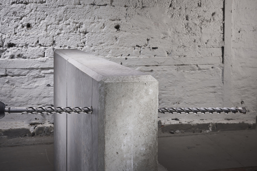 Burghiu pentru beton cu inserții de carbură metalică, SDS-plus