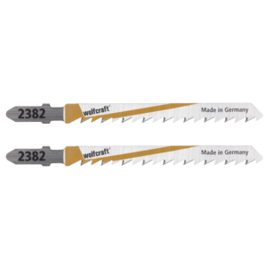 Dekupaj testeresi bıçakları HCS, T şaftı, ahşap ve akrilik, temiz kesim