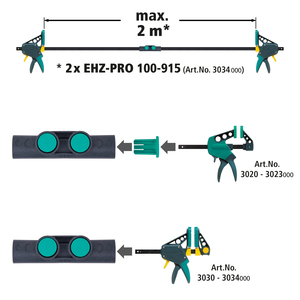 Adapter łączący do ścisków jednoręcznych Connector PRO/Easy