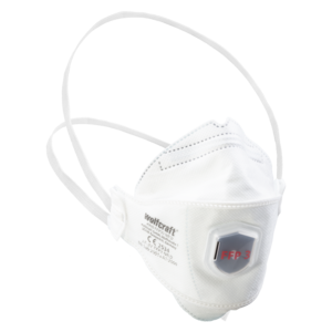 Máscara respiratória com válvula FFP3