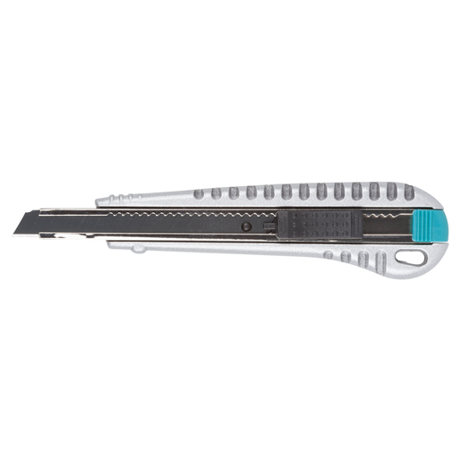 Metal Snap-Off Blade Knife 9 mm with Black “Profi-Sharp” Blade
