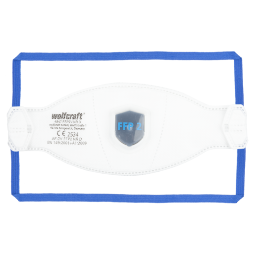 Máscara plegable de protección respiratoria con válvula, FFP2