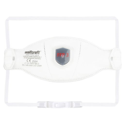 Máscara de protección respiratoria con válvula, FFP3