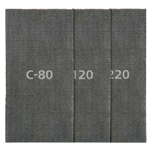 Набір клейких шліфувальних сіток для гіпсокартону, 93 мм x 190 мм