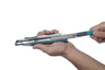 Kırma ağızlı profesyonel çift emniyetli bıçak, 18 mm