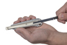 Profesyonel keskin metal kırma ağızlı bıçak, 9 mm siyah bıçak ağzı